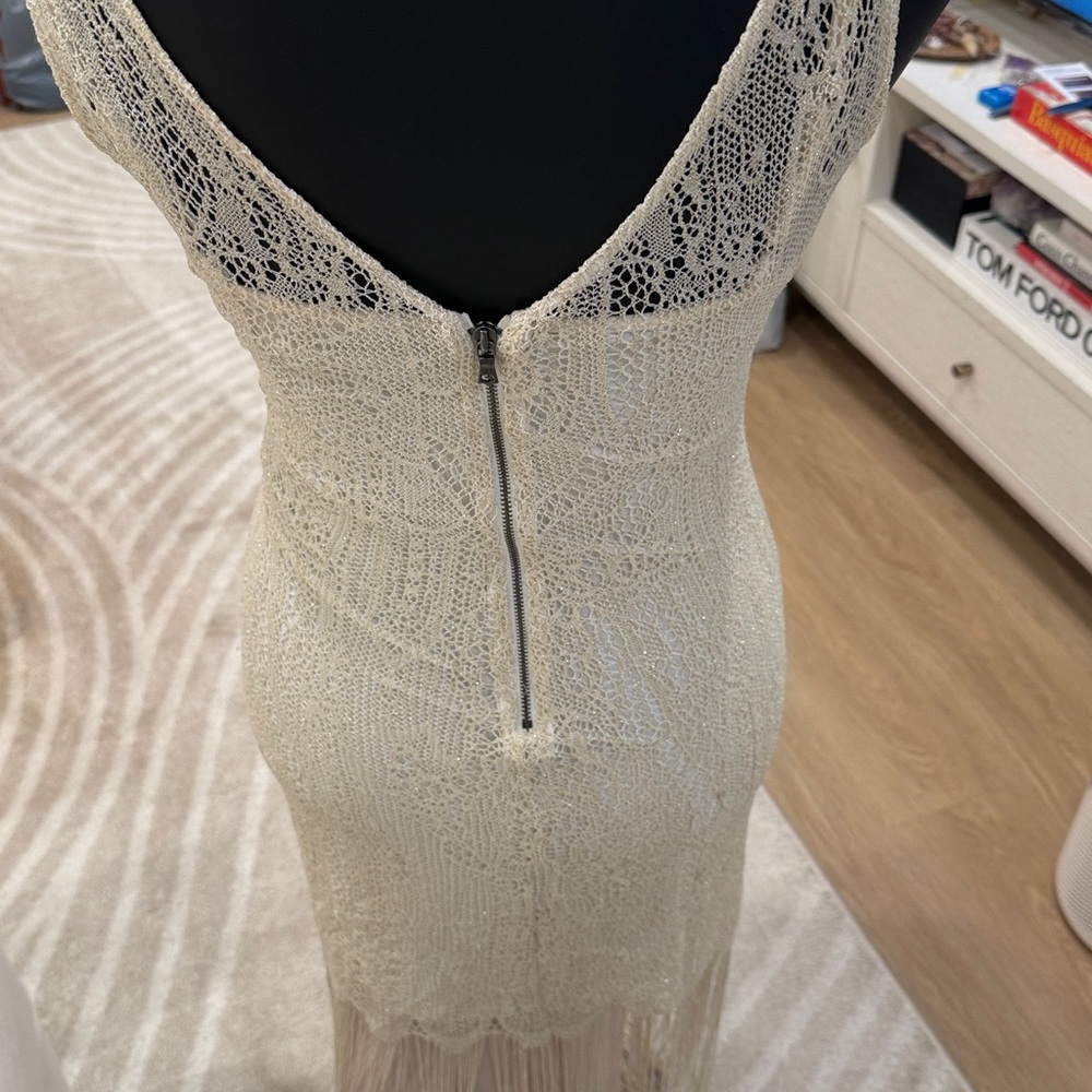 Alice + Olivia Tan Gold Sheath Maxi Dress - Picture 7 of 7